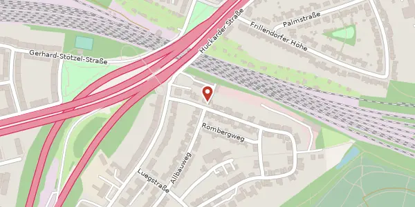 Karte der Umgebung von Feldhauskamp 74, 45138 Essen