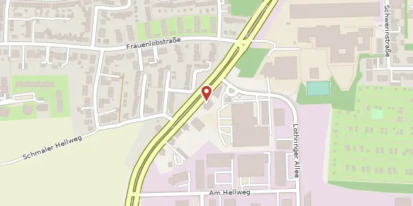 Karte der Umgebung von Castroper Hellweg 330, 44805 Bochum