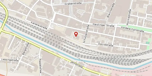 Karte der Umgebung von Davidstraße 41, 73035 Göppingen