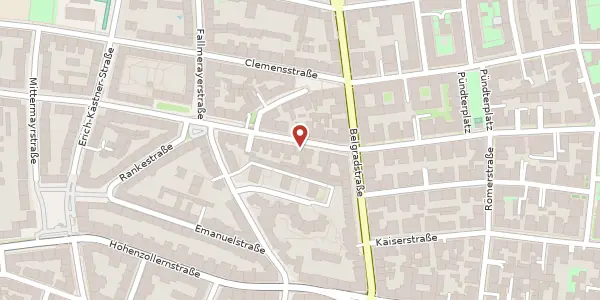 Karte der Umgebung von Herzogstr. 79, 80796 München