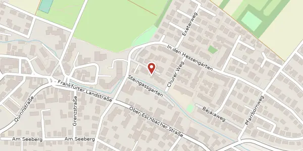 Karte der Umgebung von Churer Weg 22, 61352 Bad Homburg