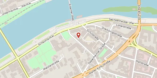 Karte der Umgebung von Schifferstraße 88, 60594 Frankfurt