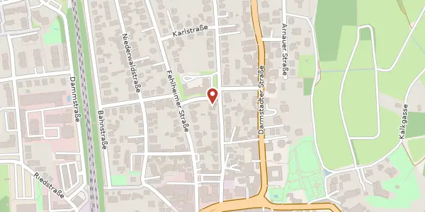Karte der Umgebung von Wilhelmstraße 24, 64625 Bensheim