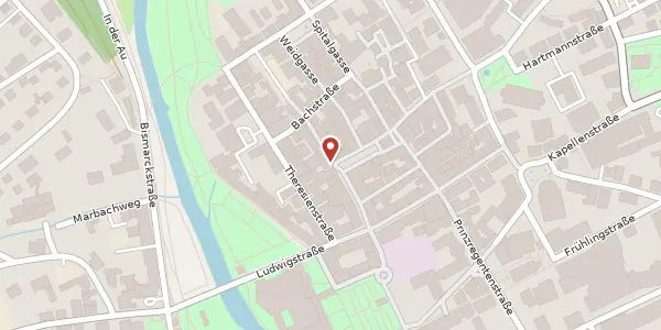 Karte der Umgebung von Marktplatz 1, 97688 Bad Kissingen