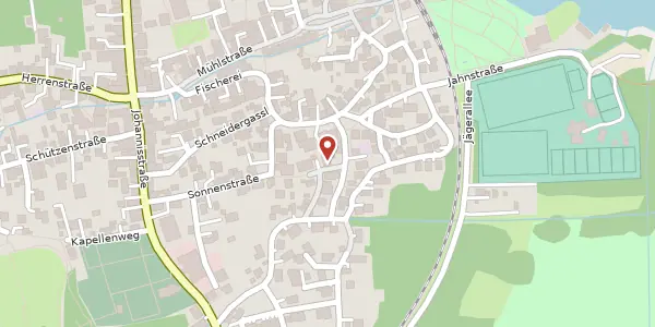Karte der Umgebung von Fischermartlstr. 3 a, 86911 Dießen a. Ammersee