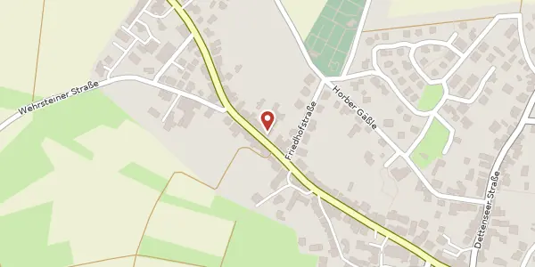 Karte der Umgebung von Horber Straße 68, 72186 Empfingen