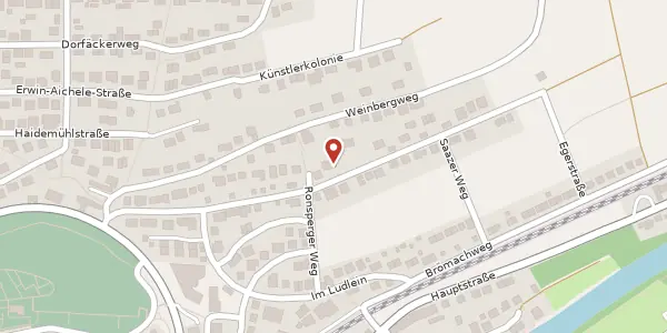 Karte der Umgebung von Eichenlaubweg 29 a, 75181 Pforzheim