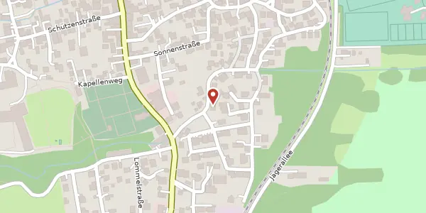 Karte der Umgebung von Tiefenbachstr. 9, 86911 Dießen a. Ammersee