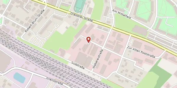 Karte der Umgebung von Rosshaarstraße 2 b, 01640 Coswig