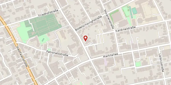 Karte der Umgebung von Hohe Geest 6, 48165 Münster