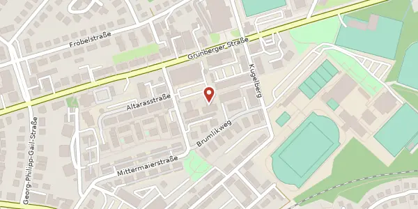 Karte der Umgebung von Mittermaierstr. 5, 35394 Gießen
