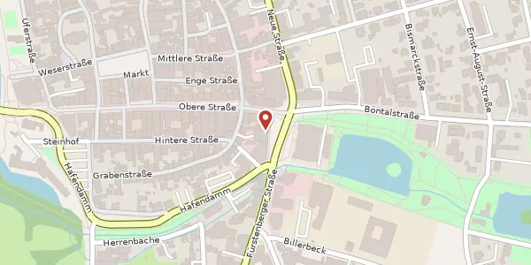 Karte der Umgebung von Haarmannplatz 6, 37603 Holzminden