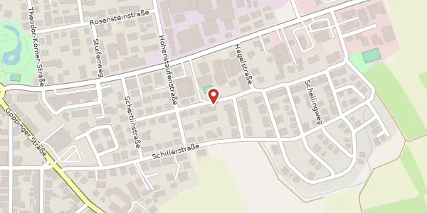 Karte der Umgebung von Hölderlinstraße 18/5, 73614 Schorndorf