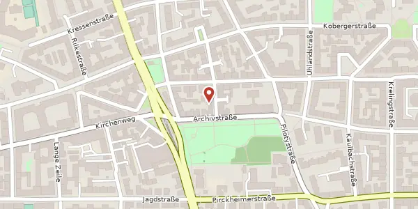 Karte der Umgebung von Reichstraße 3, 90408 Nürnberg