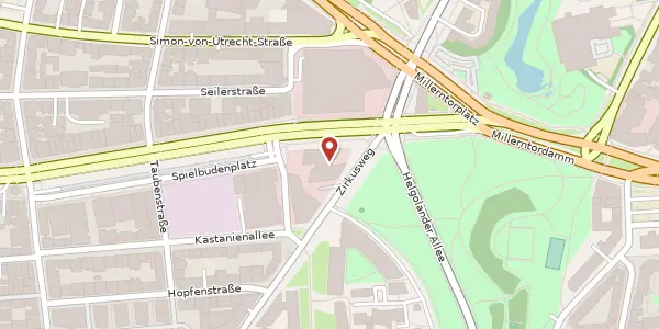 Karte der Umgebung von Reeperbahn 1, 20359 Hamburg