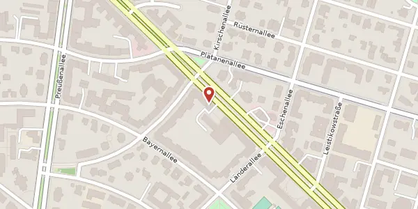 Karte der Umgebung von Reichsstraße 90 a, 14052 Berlin