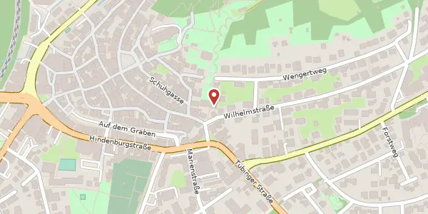 Karte der Umgebung von Wilhelmstraße 3, 71083 Herrenberg