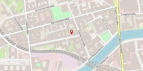 Karte der Umgebung von Marienstraße 19-20, 10117 Berlin