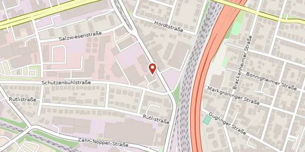 Karte der Umgebung von Stammheimer Straße 35, 70435 Stuttgart
