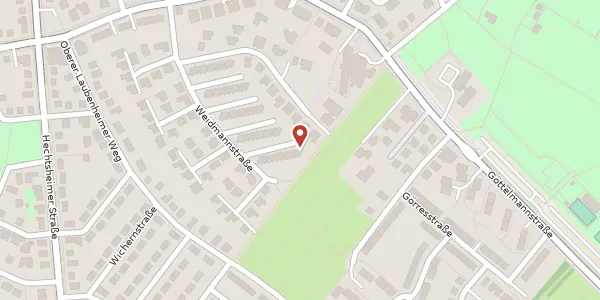 Karte der Umgebung von Weidmannstraße 10, 55131 Mainz