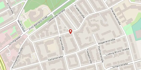 Karte der Umgebung von Seelhorststraße 20, 30175 Hannover