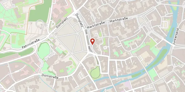 Karte der Umgebung von Domplatz 22, 99084 Erfurt
