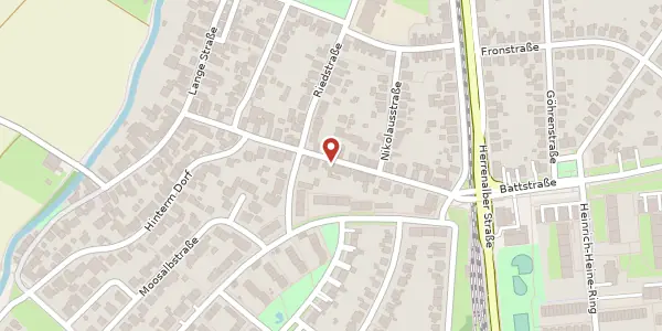 Karte der Umgebung von Allmendstraße 18, 76199 Karlsruhe