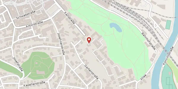 Karte der Umgebung von Karlstraße 28, 72488 Sigmaringen