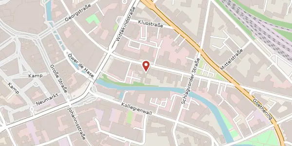 Karte der Umgebung von Möserstr. 30 a, 49074 Osnabrück