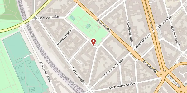 Karte der Umgebung von Rathenauplatz 9, 50674 Köln