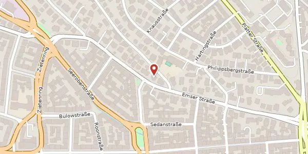 Karte der Umgebung von Emser Str. 41, 65195 Wiesbaden