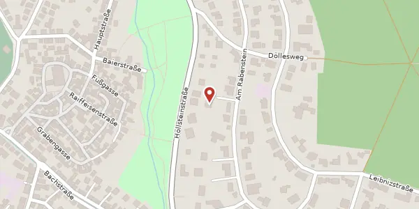 Karte der Umgebung von Am Rabenstein 33, 61350 Bad Homburg