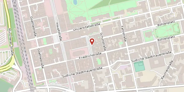 Karte der Umgebung von Weiße Herzstraße 6, 91054 Erlangen