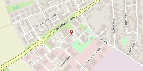 Karte der Umgebung von Willi-Brehm-Str. 6, 63500 Seligenstadt