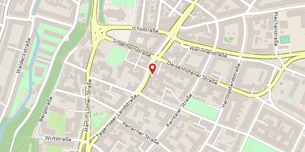 Karte der Umgebung von Tegernseer Landstr. 75, 81539 München