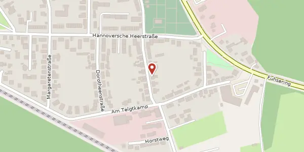 Karte der Umgebung von Hermannstraße 12, 31228 Peine