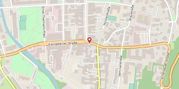 Karte der Umgebung von Königsteiner Strasse 2, 01796 Pirna
