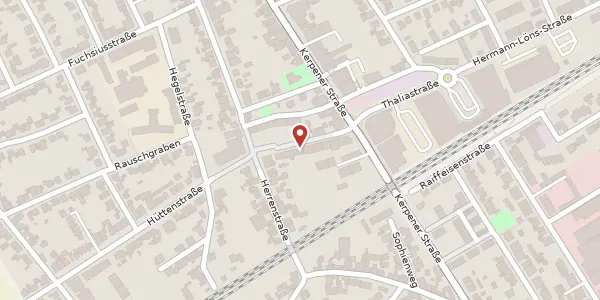 Karte der Umgebung von Hüttenstr. 11, 50170 Kerpen