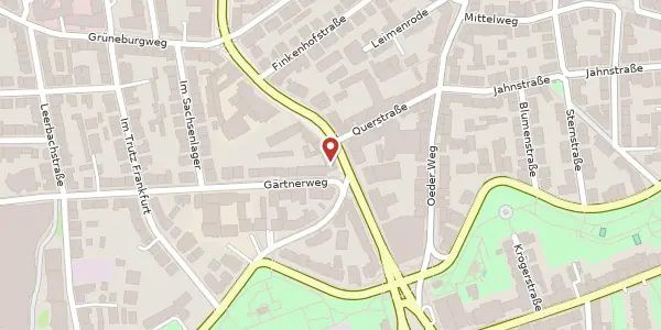 Karte der Umgebung von Eschersheimer Landstraße 19-21, 60322 Frankfurt