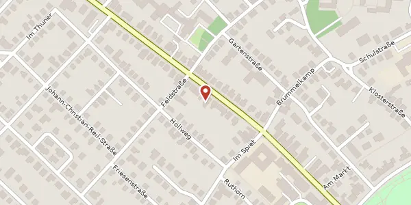 Karte der Umgebung von Norddeicher Str. 10, 26506 Norden