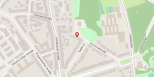 Karte der Umgebung von Quinckestraße 19, 24106 Kiel