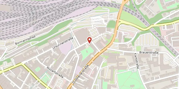 Karte der Umgebung von Schubertstraße 8, 66111 Saarbrücken
