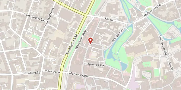 Karte der Umgebung von Königstr. 56, 33098 Paderborn