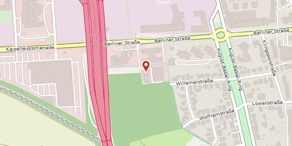 Karte der Umgebung von Berliner Str. 300b, 63065 Offenbach