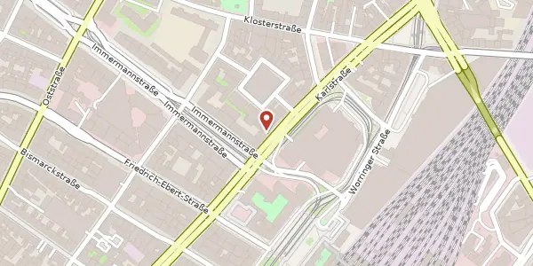 Karte der Umgebung von Karlstr. 88, 40210 Düsseldorf