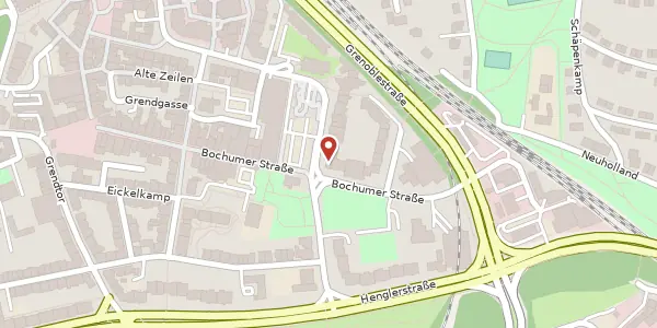Karte der Umgebung von Dreiringplatz 10, 45276 Essen