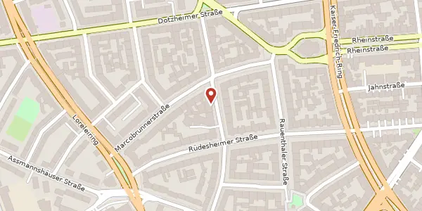 Karte der Umgebung von Eltviller Str. 17, 65197 Wiesbaden