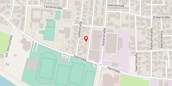 Karte der Umgebung von Rabenstr. 46, 93309 Kelheim