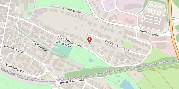 Karte der Umgebung von Hirschbergstraße 35, 74189 Weinsberg