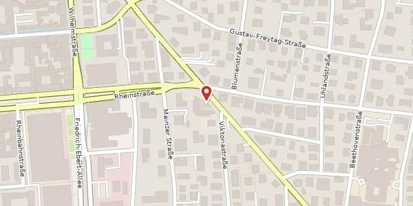 Karte der Umgebung von Frankfurter Str. 11, 65189 Wiesbaden